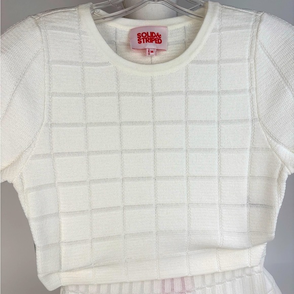 🎉HP🥳 Solid and Striped White Knit Set - Picture 7 of 12